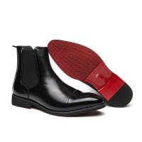 2025 nuevo vestido de negocios Oxford moda Formal cuatro estaciones hombres Botines de cuero genuino zapatos - details 14