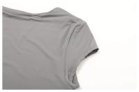 Camiseta deportiva de manga corta con cuello redondo para mujer, Camisa ajustada de manga corta para Yoga, secado fino, para correr - details 22