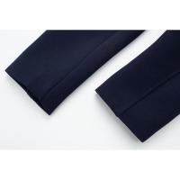 BUNO- cazadora lisa a la moda para mujer, abrigo con bolsillos, cuello en V, manga larga con una hilera de botones, trajes elegantes para mujer - details 14