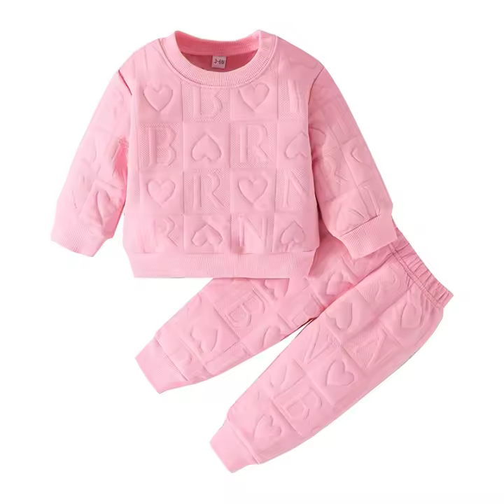 Conjunto de Ropa para Niñas de 3 a 24 Meses Camiseta de Manga Corta, Pantalones Largos - 1