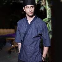 Uniformes de Chef japonés para restaurante, chaquetas de Chef de Sushi, Kimono de Chef, abrigo de cocinero, monos de camarero, camisetas de cocina - details 3