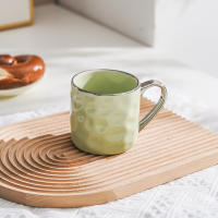 Taza de cerámica de alto valor ins viento desayuno taza Internet celebridad crema viento pareja taza de agua hogar taza simple - details 7