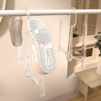 Zapatero de plástico para ahorro de espacio, colgador de zapatos, estante de secado, adecuado para varios tipos de zapatos - details 6