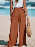 Pantalones de pierna ancha cómodos e informales TK para mujer - details 4