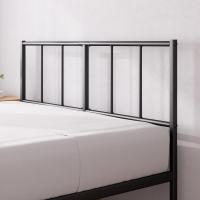 Cama 150x190 cm - Altura 36 cm con Almacenamiento Debajo de la Cama - Marco de la Cama de Plataforma de Metal - Negro - details 13