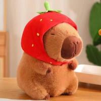 Muñeco De Peluche Capybara De 23cm Simulación De Anime Peluche Suave Juguete Para Niños Y Adultos Regalo De Navidad Y Agradecimiento - details 0