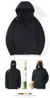 LNGXO Chaqueta de Escalada Impermeable Fibra de Poliéster 100% Cierre de Cremallera - details 18