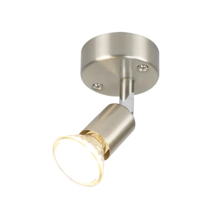 CBJKTX Foco de techo LED ajustable GU10 1 llama Focos de techo industriales ajustables para sala de estar - 1
