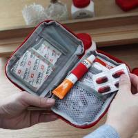 Bolsa de almacenamiento de primeros auxilios de viaje portátil, Kit de supervivencia, caja de medicina, Camping de emergencia al aire libre - details 2