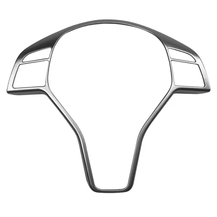 Embellecedor de marco de volante de coche, cubierta ABS para Mercedes Benz A, B, C, E, Cla, Cls, Gla, Glk, clase W176, W246, W204, W207 - 1