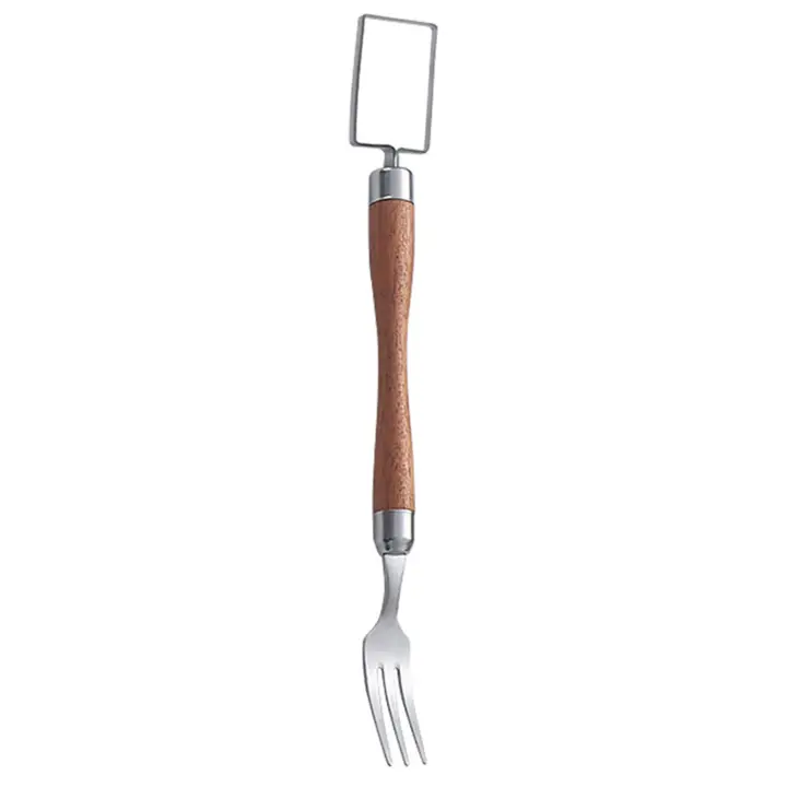 Cortador de Melocotón de Acero Inoxidable Cubiertos de Frutas Rápidos para Hogar, Oficina, Escuela, Exteriores - 1