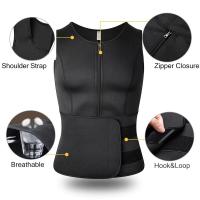 Men Waist Trainer Sauna Vest Body Shaper Belly Fitness Corset Abdomen Slimming Body Reducing Shapewear Burn Fat Trimmer Belt Swe - details 7