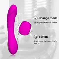 Juguete sexual del vibrador del dildo del punto G poderoso para las mujeres del estimulador del clítoris del clítoris del masajero de la masturbación femenina con USB recargable - details 4