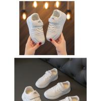 Zapatos blancos para niños, zapatos escolares para bebés, zapatos deportivos blancos, zapatillas para chicas, zapatos transpirables. - details 13