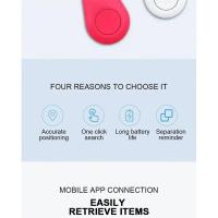 Mini rastreador GPS inteligente para mascotas, bolsa de alarma inalámbrica antipérdida para niños, buscador de llaves, recordatorio, Control de obturador de Selfie - details 1