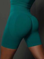 Yoga mujeres sin costuras gimnasio entrenamiento cintura alta Push Up Fiess deportes ciclismo pantalones cortos - details 50