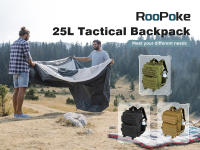 Mochila de viaje Unisex de 30L/25L, bolsa de escalada al aire libre para mujeres y hombres, senderismo, Camping, equipaje, mochila escolar - details 36