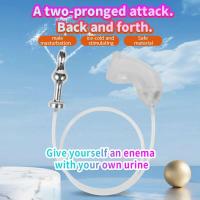 Esclavitud Sexual Irritatio Anal Plug Chastity Cage 2 en 1 estimulan ButtPlug y funda para pene glande masturbación juguetes sexys para hombres - details 0