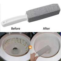 Limpiador de Inodoro Natural Cepillo de Piedra Pómez con Mango Largo Utensilios de Baño - details 1