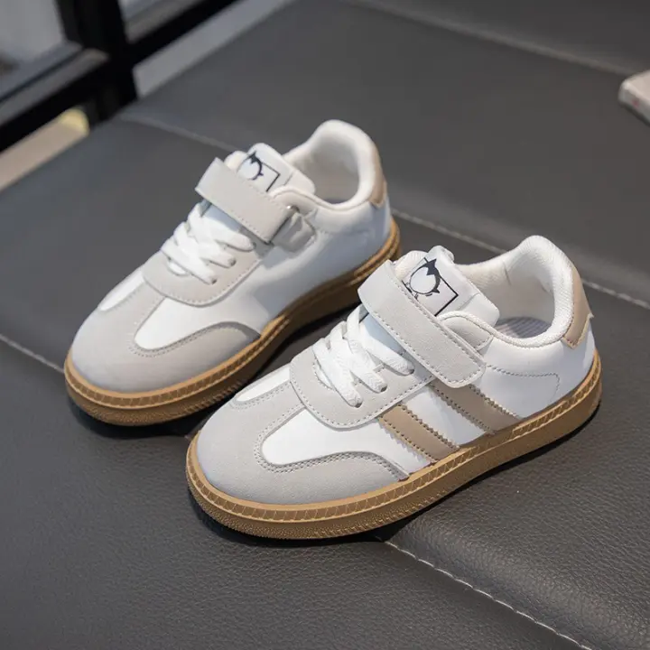 Zapatillas deportivas Zapatillas deportivas para niños, zapatillas deportivas para niñas, zapatillas deportivas para niños, antideslizantes y transpirables, zapatillas éticas de suela blanda, zapatillas de tabla, versátiles, resistentes al desgaste - 1
