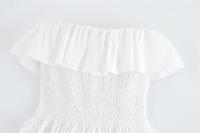 Conjunto de Moda para Mujer OUWU Top Elástico sin Cordones + Falda Larga Suave con Cintura Elástica - details 2