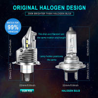 Faros LED H4 para motocicleta y coche, bombillas de doble color de luz de carretera, 6000K, amarillo, 3000K, 9003 HB2, impermeables, 2 unidades - details 6