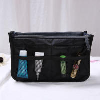 Bolsa De Cosméticos Nylon Para Mujer Organizador De Maquillaje Con Doble Cremallera Bolsa De Almacenamiento De Hidratantes Para Viajes Al Aire Libre - details 12