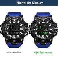 Reloj Deportivo de Lujo Premium Resistente al Sudor Luminoso Multifuncional con Pulsera de Cuero - details 24