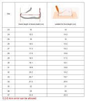 Zapatillas Informales para Niños con Cordón Zapatos de Playa de Cuero con Punta Abierta - details 0