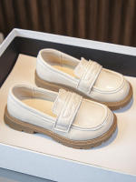 Zapatos de cuero para niñas, mocasines antideslizantes con gancho y bucle, color negro, para primavera y otoño, 2023 - details 9