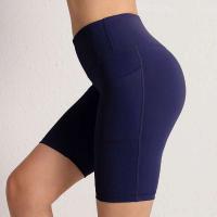Leggings de Cintura Alta para Mujer Shorts con 3 Bolsillos Leggings Adelgazantes de Color Sólido - details 6