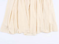 TRAFZA-Vestido Midi elegante de verano para mujer, vestido largo sin mangas con un solo pecho, diseño plisado empalmado, dobladillo acampanado, a la moda - details 9