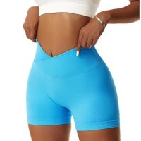 Pantalones cortos de LICRA para Yoga, mallas Push Up de cintura alta para correr, Fitness, gimnasio - details 1