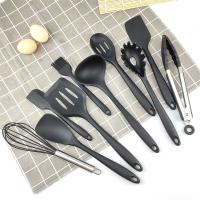 Juego De Cocina De Silicona 10 PCS Herramientas De Cocina Y Hornear Cuchara Espátula Raspador Accesorios De Cocina Ecológicos - details 10