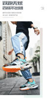 Zapatillas deportivas elásticas para hombre, talla grande 46, nuevas, con suela gruesa, para aumentar la altura, estilo papá - details 2