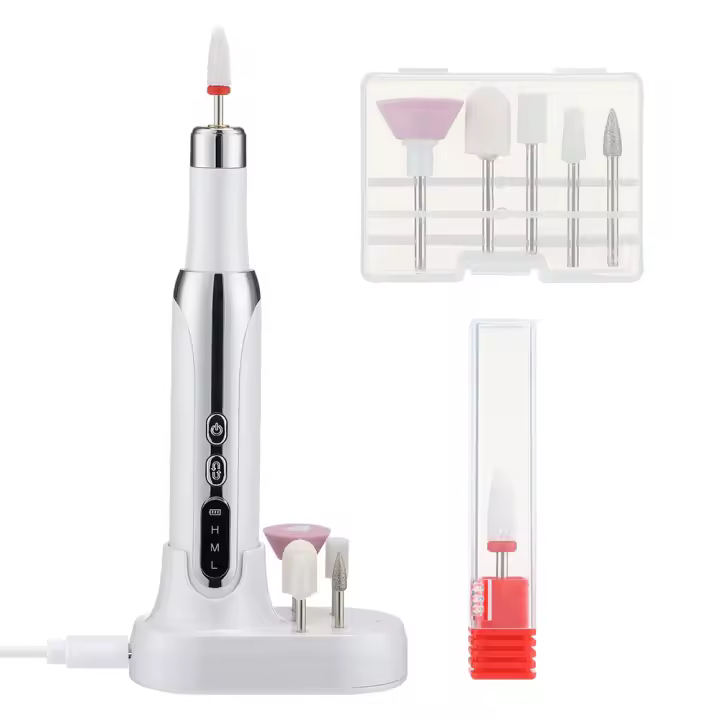 Pulidora Eléctrica profesional para uñas, Máquina pulidora de Gel, eliminación de Pieles Muertas, lijadora de manicura - 1