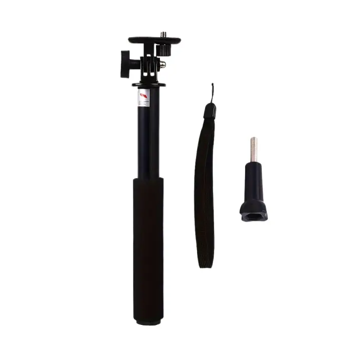 Monopiedra de Aluminio de 73,66 cm con Palo Extensible para Cámara Acción Hero 12 11 10 9 8 7 6 5, Sjcam, Xiaomi y Eken - 1