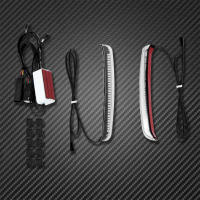 Luz indicadora de intermitente de freno para motocicleta, alforja fluida Led para Harley Touring Road, Electra Glide CVO Limited 14-22 - details 3
