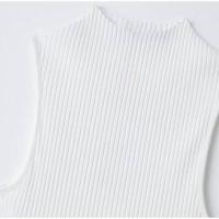 OUWU-Mini vestido de fiesta liso para mujer, Jersey sin mangas con cuello redondo y espalda descubierta, elegante, primavera y verano, 2024 - details 8