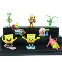 Decoración de Acuario de Pescado Marino 8 Estatuas de Muñecas del Mundo Submarino con Tentaculos de Calamar y Pescado Patrick Suministros para Mascotas - details 0