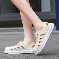 Agujero zapatos pareja ocio al aire libre versión coreana playa transpirable antideslizante suela suave hueco sandalias lluviosas - details 39
