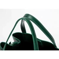 CHHC bolso de mano de las mujeres de la moda de lujo bolsa de cubo de gran capacidad elemento de la letra en relieve bolsa de la compra de las mujeres - details 22