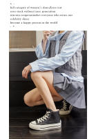 Plantilla wula de piel de oveja zapatos altos nova plataforma zapatos de lona casual moda versátil zapatos de mujer - details 15