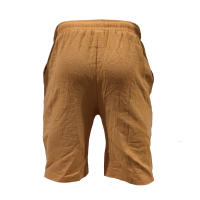 Verano Hombres Color Sólido Cinco Puntos Casual Pantalones Cortos Cordón Transpirable Pantalones de Playa Algodón Lino Pantalones Cortos Deportivos - details 9