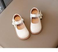 Zapatos de cuero antideslizantes para niña, zapatillas multifuncionales informales de princesa, suela suave, estilo coreano, a la moda, novedad de otoño, - details 6