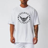 Summer Cool Men's Casual Sports Oversize Loose T-shirt Handsome Fashion Gym Fitness Short Sleeve Quick Dry Breathable Clothing - details 17