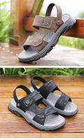 Nuevos Sandalias de Verano 2025 para Hombres Versátiles, Frescos, Antideslizantes, Zapatillas de Playa de Suela Suave - details 7