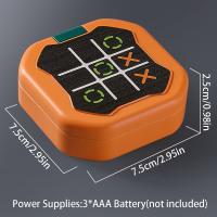 Juego electrónico TIC-TAC-TOE 9 en 1, juego de mesa interactivo de entrenamiento de memoria, juguetes divertidos, Mini juego de tres en raya, viaje - details 0