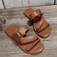 Zapatillas de verano estampadas para mujer, zapatos planos - details 3