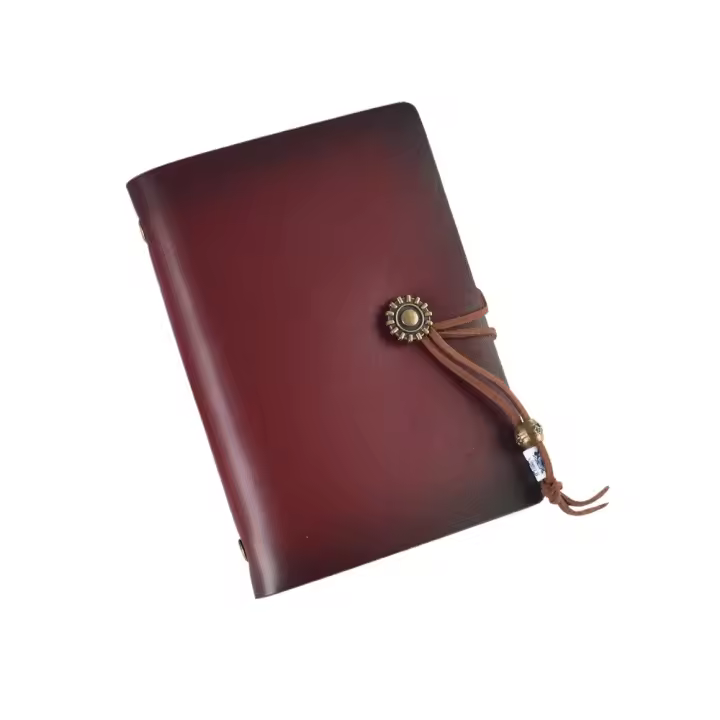 Cuaderno de hojas sueltas pequeño Retro creativo A7, Bloc de notas portátil, recargable, exquisito diario, Bloc de notas de viaje - 1